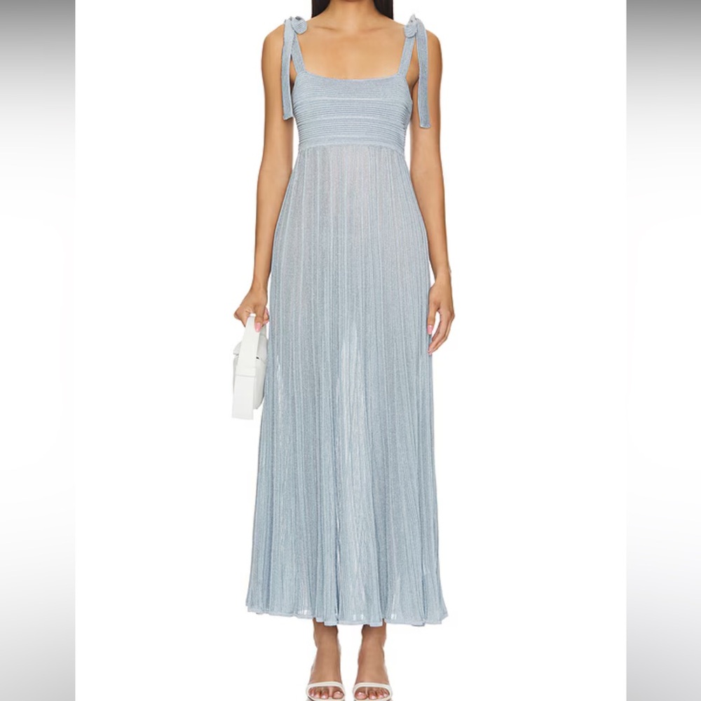 Zimmerman metallic long dress